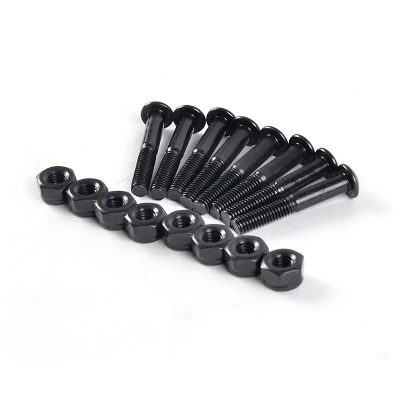31mm black long 8 screws 8 bolts skateboard longboard parts components