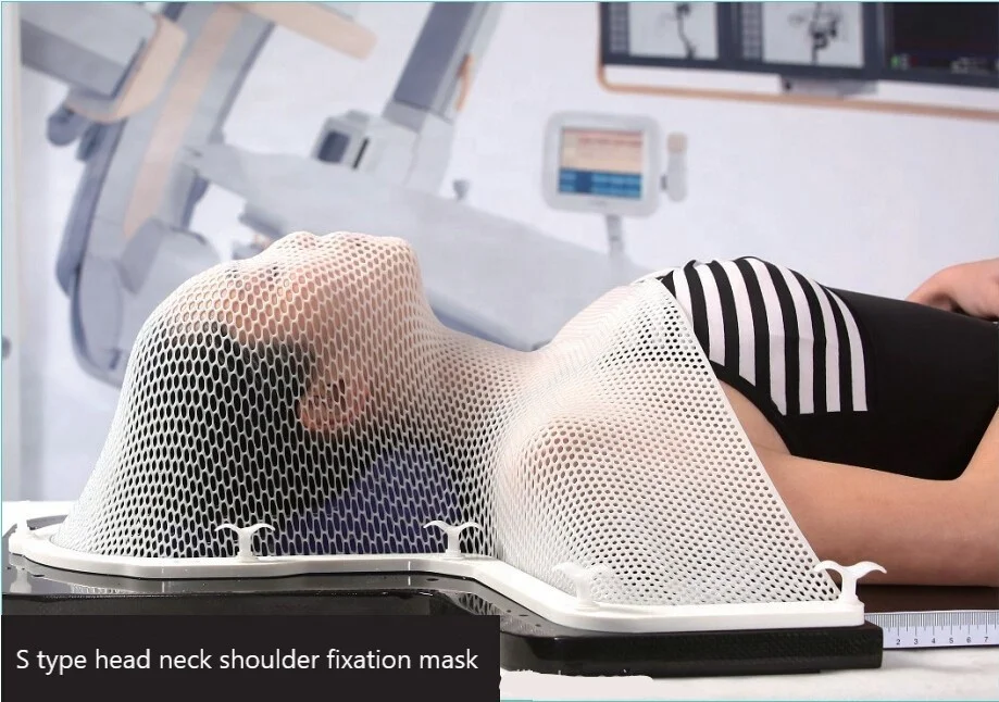 S Frame Type Radiotherapy Head And Shoulder Thermoplastic Mask For Radiation Oncology Therapy Thermoplastic Sheet Fixation