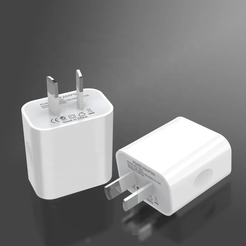  Настенное зарядное устройство с двумя usb-портами и вилкой SAA AU NZ 5 Вт 7 10