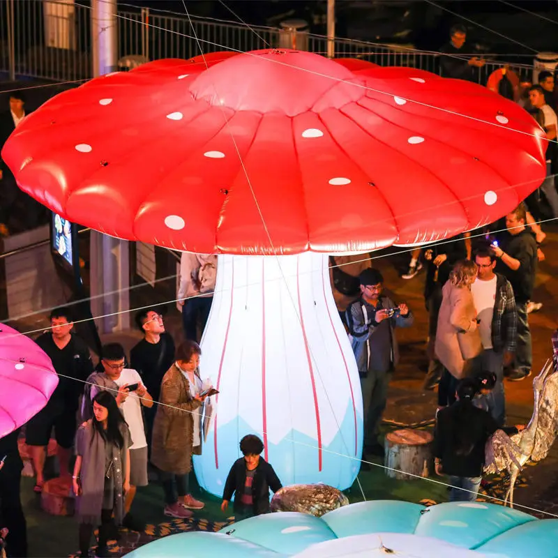 ANGE CUSTOM  Inflatable Mushroom Lighting LED Decoration Inflatable Forest Mushroom