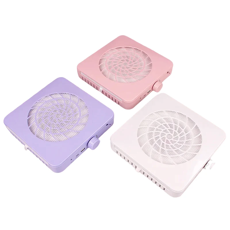 OEM Nail Dust Collector 24W Extractor Vacuum Dust Collector Professional Manicure Dust Collector for Nails Acrylic