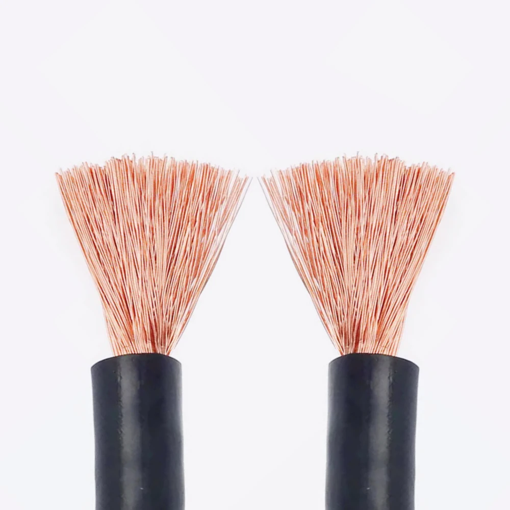 Hot selling wire 16mm 25mm 35mm 50mm 70mm copper conductor rubber insulated welding cable