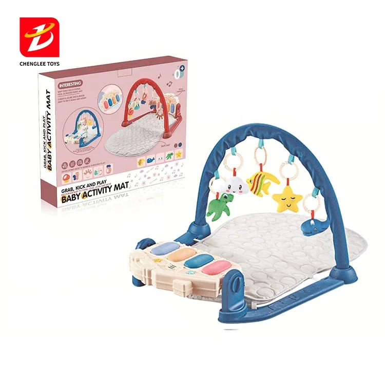 Kids musical footboard keyboard piano play mat baby activity game education toys suit