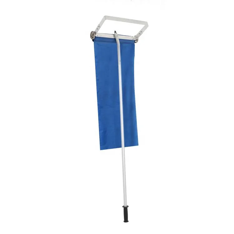 Wholesale winter tools new roof rake snow removal tool roof snow shovels with adjustable aluminum handle