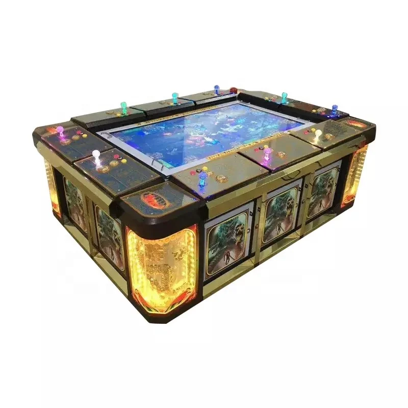 Gaming Tables Slots Amusement Indoor Shooting Game Machine 3D Fire Kirin Fishing Game
