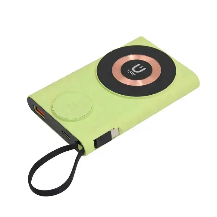 Gradient Color New Style Magnet Power Bank 10000mAh Wireless Charger Magnetic Power bank For iphone Smart Watch