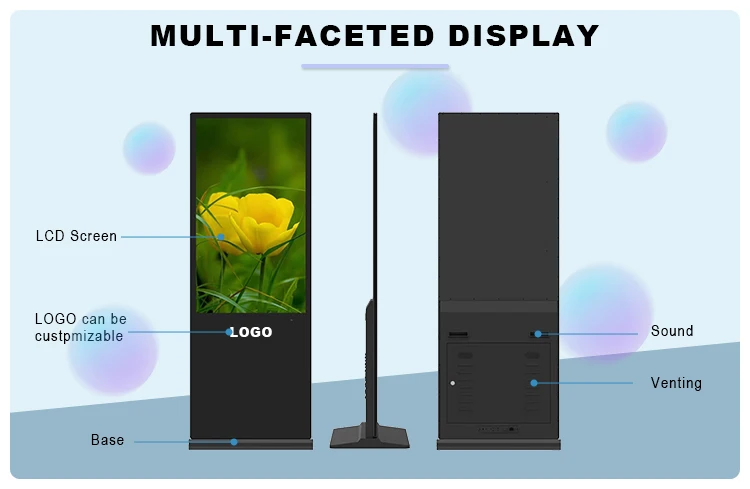 Qunmao Selling Advertising Lcd Display Android Player 4g Wifi Restaurant Coffee Shop Bar Advertising Player With Good Quality