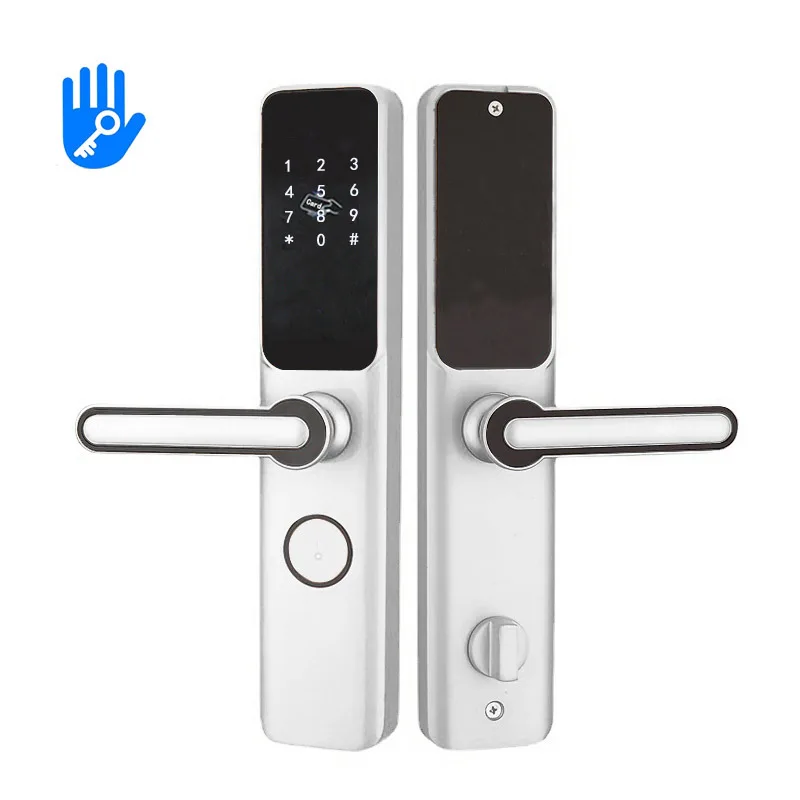TTlock APP smart door lock password Digital Electric  Biometric Handle Keyless Aluminum alloy cerradura inteligente