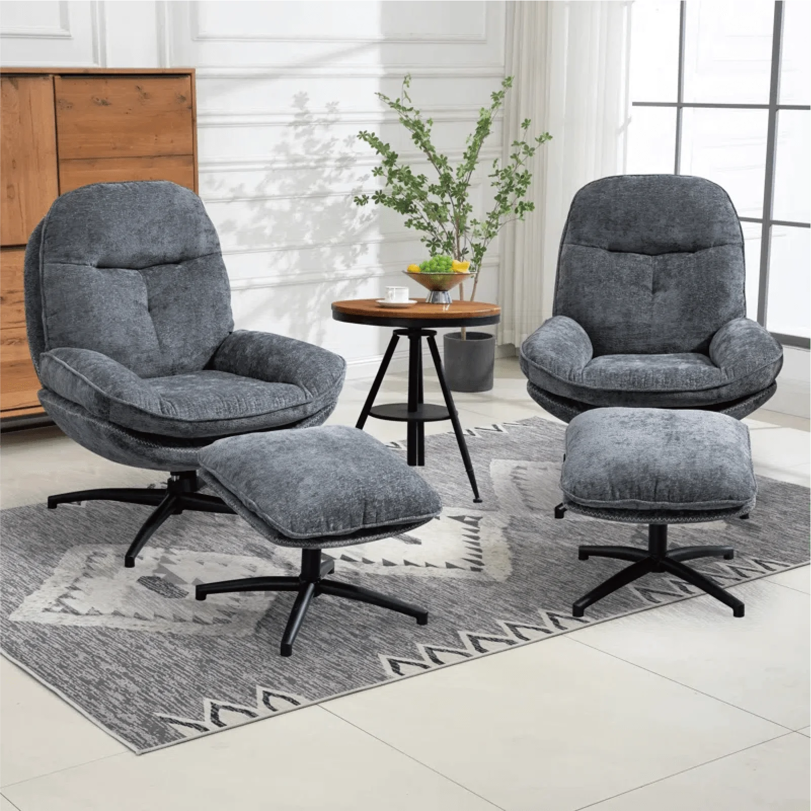 Sans Nordic Design Living Room Indoor Armchair Chaise Lounge Chair Luxury