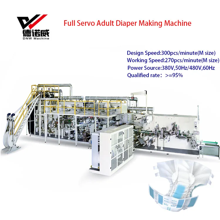 DNW Full Servo Automatic Mobility Impaired Elder Patient Adult Pull Up Pants Making Machine