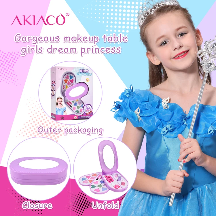 children cosmetic set for kids private label girls makeup box