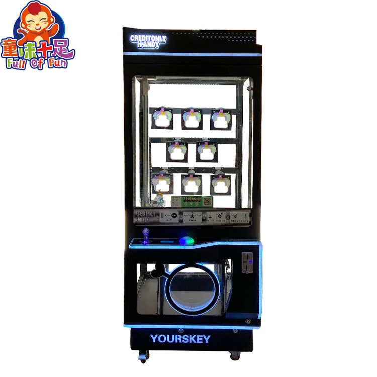 coin operated key master prize game machine