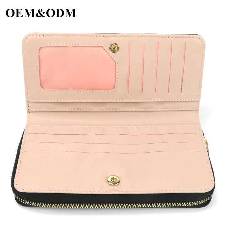 PU Leather Credit,Card Slots Wallet Mobile Phone Bag Case Women Crossbody Cellphone Purse/