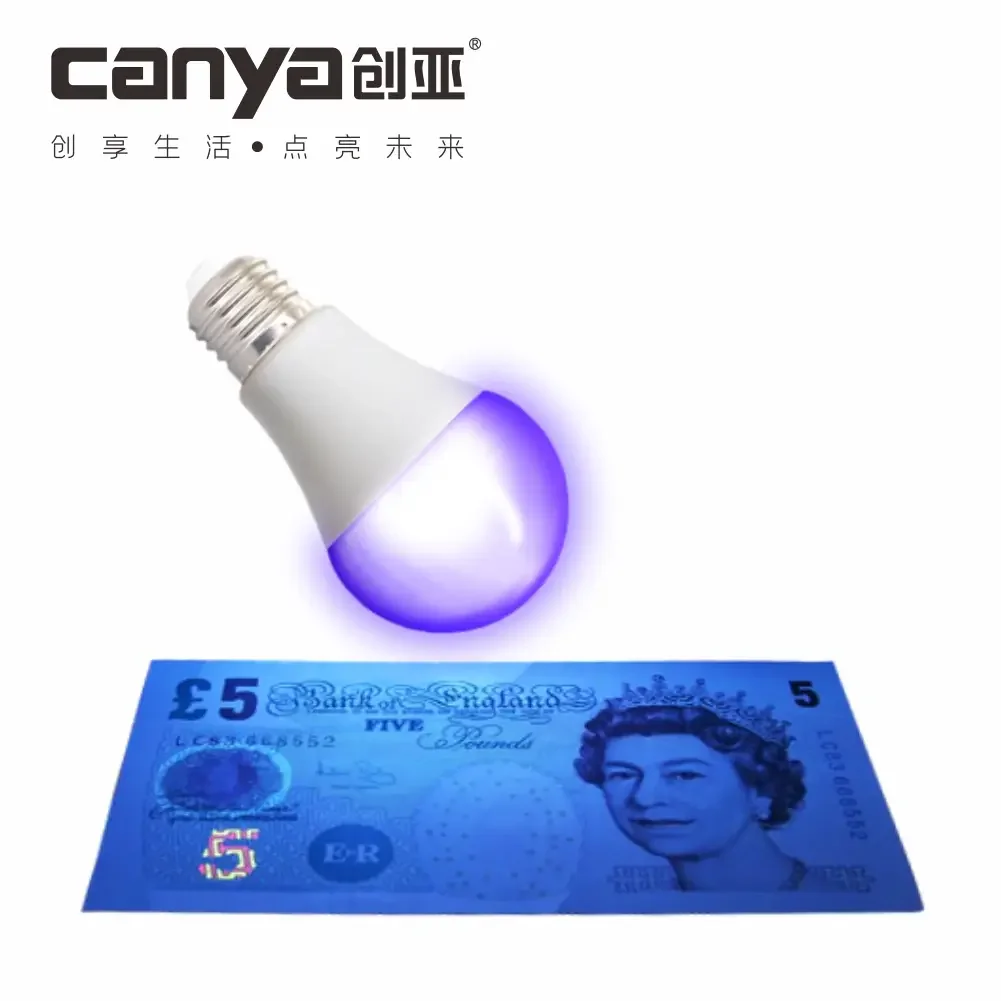 Street store 9w 12w 15w 18w counterfeit money detector machines detector uv multi currencies money detector bulb