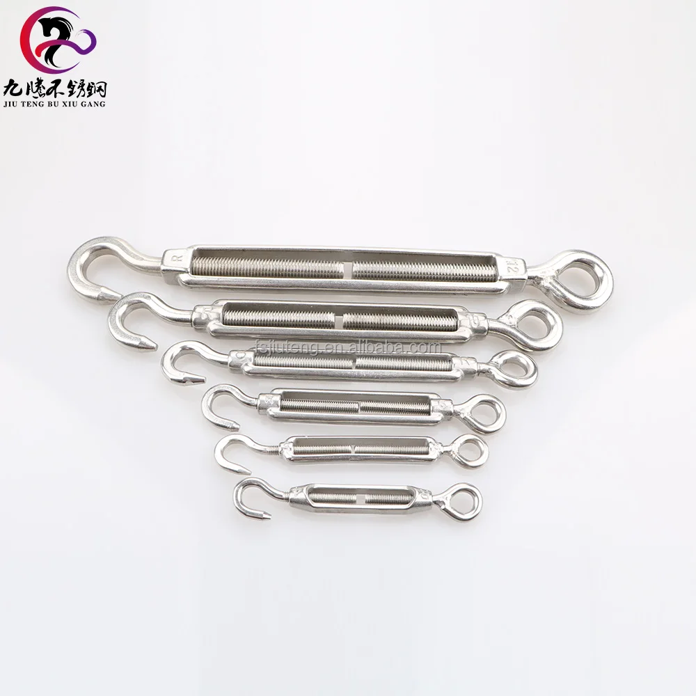 Factory price wholesale turnbuckle with stainless steel turnbuckle bolt for wire rope tightener