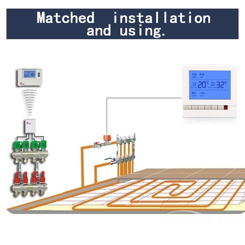  High quality copper pipe pex water manifold for under floor heating with cheap