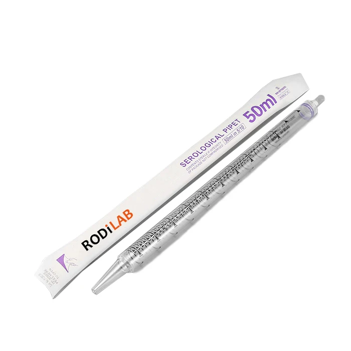 20ml 50ml serological plastic pipettes for lab use disposable sterilized serological pipettes
