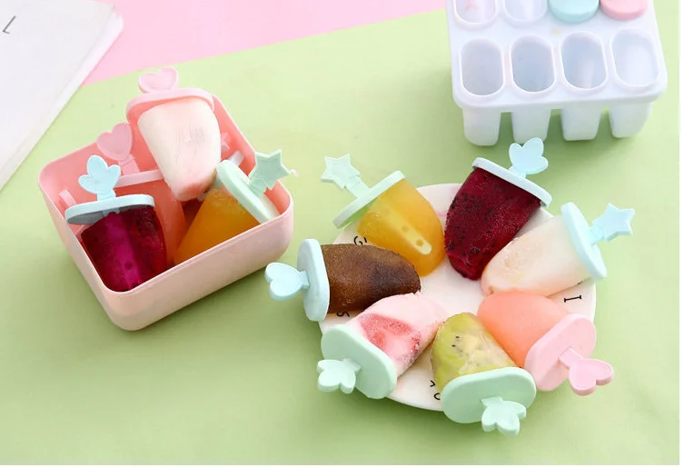 Homemade popsicle mold summer children cartoon DIY ice cream making mold ice cream popsicle 8 models