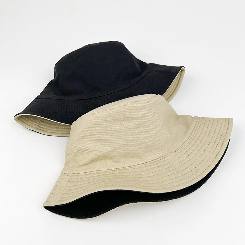 wholesale high quality luxury fashion wide brim bucket caps sunshade babies unisex women plain bucket hat bulk manufacture