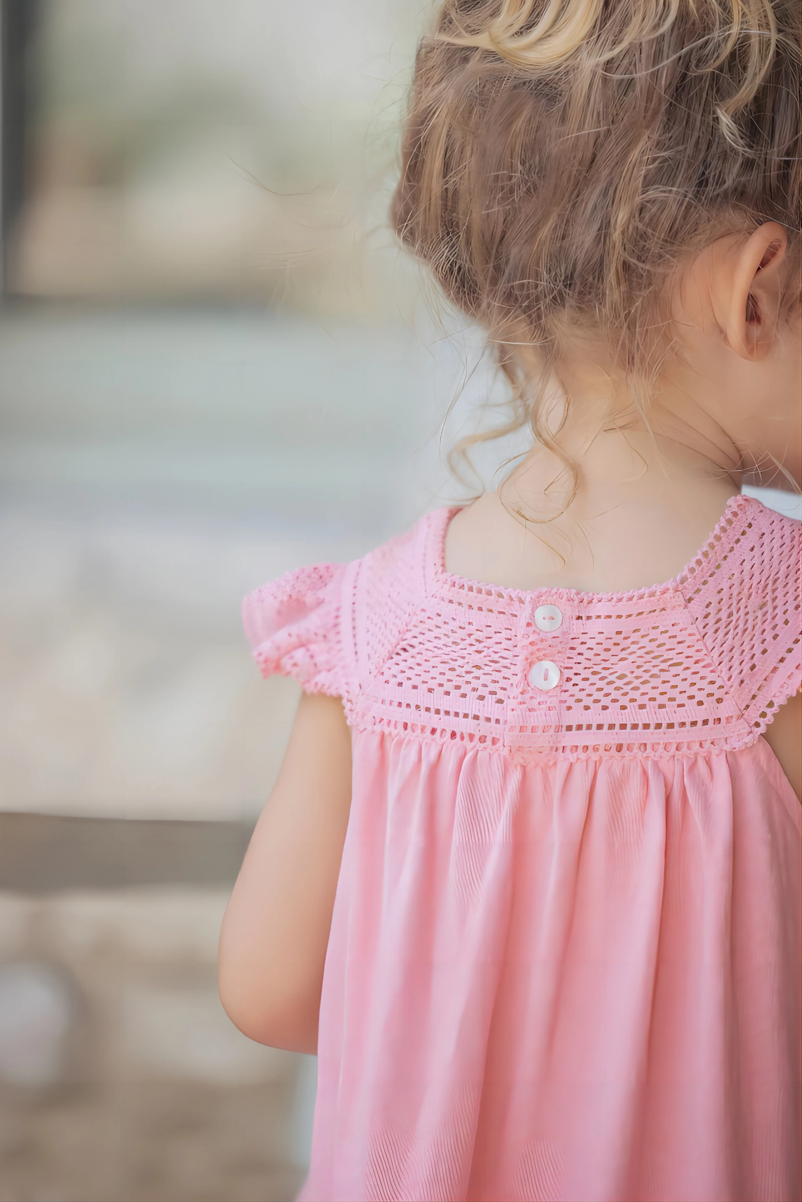 Infant Dress Flutter Sleeve Baby Girls Clothes Party Wear Fashion Breathable Photography Solid Color