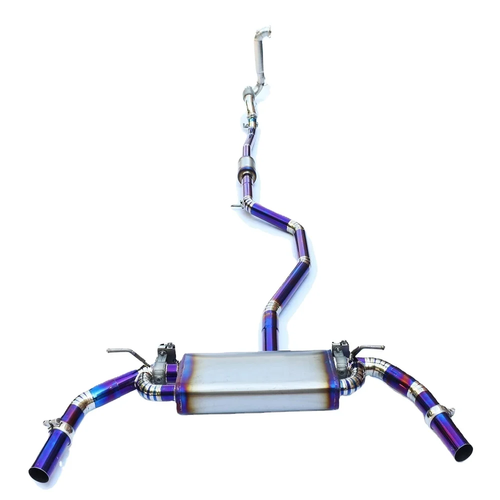 Extremely High Standard Titanium Full Exhaust System Down Pipe For Mercedes C200