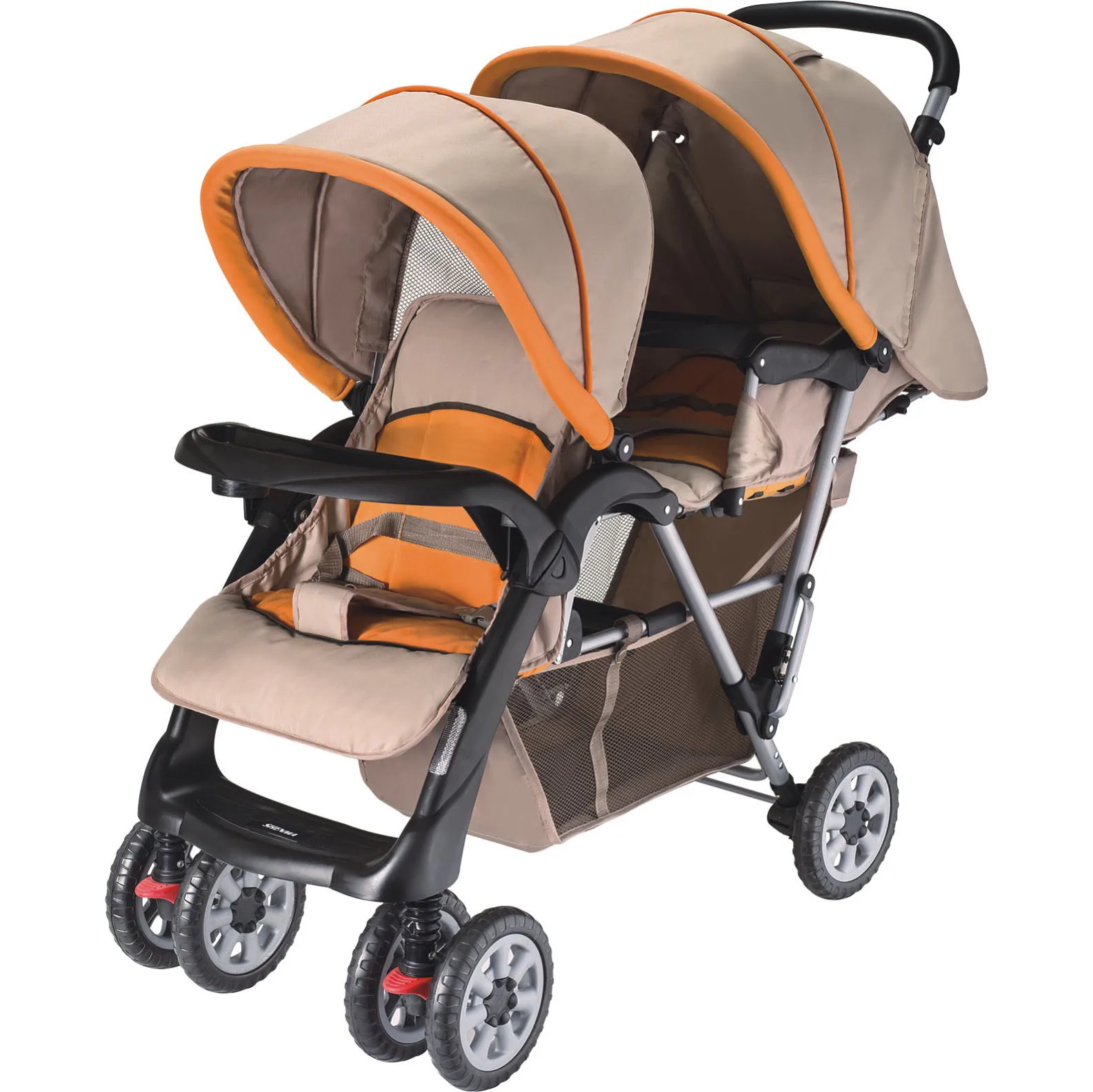 light weight poussette twins tandem pushchair double stroller for toddler and baby