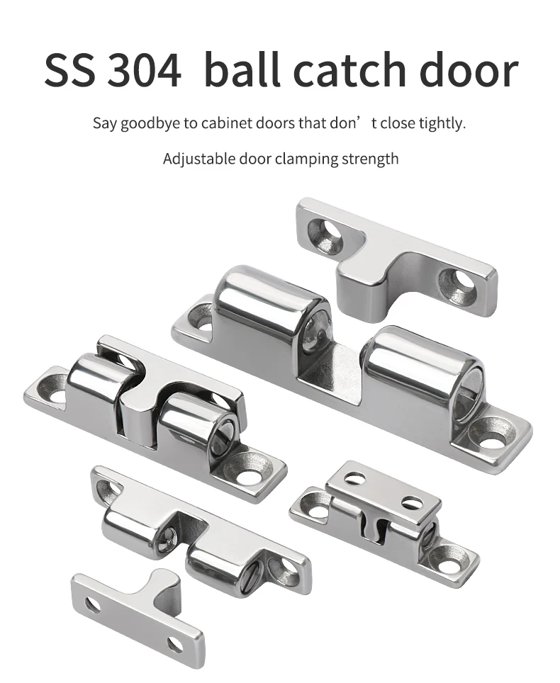 Jinnate rv door catch t style stainless magnetic door catch strong magnetic door catch latch