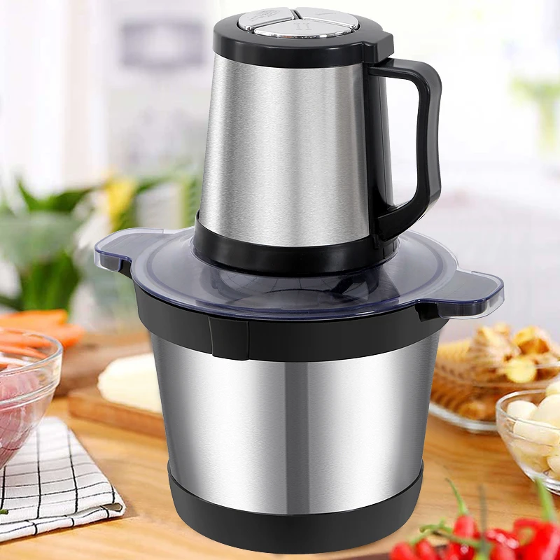 Hot sale high quality kitchen slicer 4 in 1 electric vegetable cutter meat grinding machine