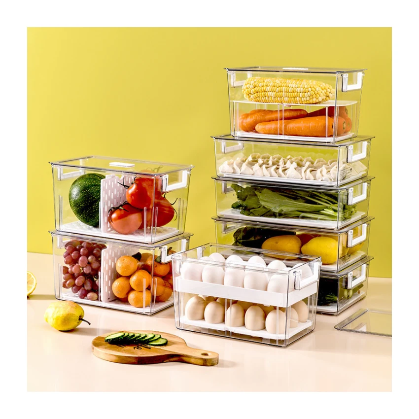 Food safe plastic 30 Separate eggs storage box tray organizer egg container for refrigerator