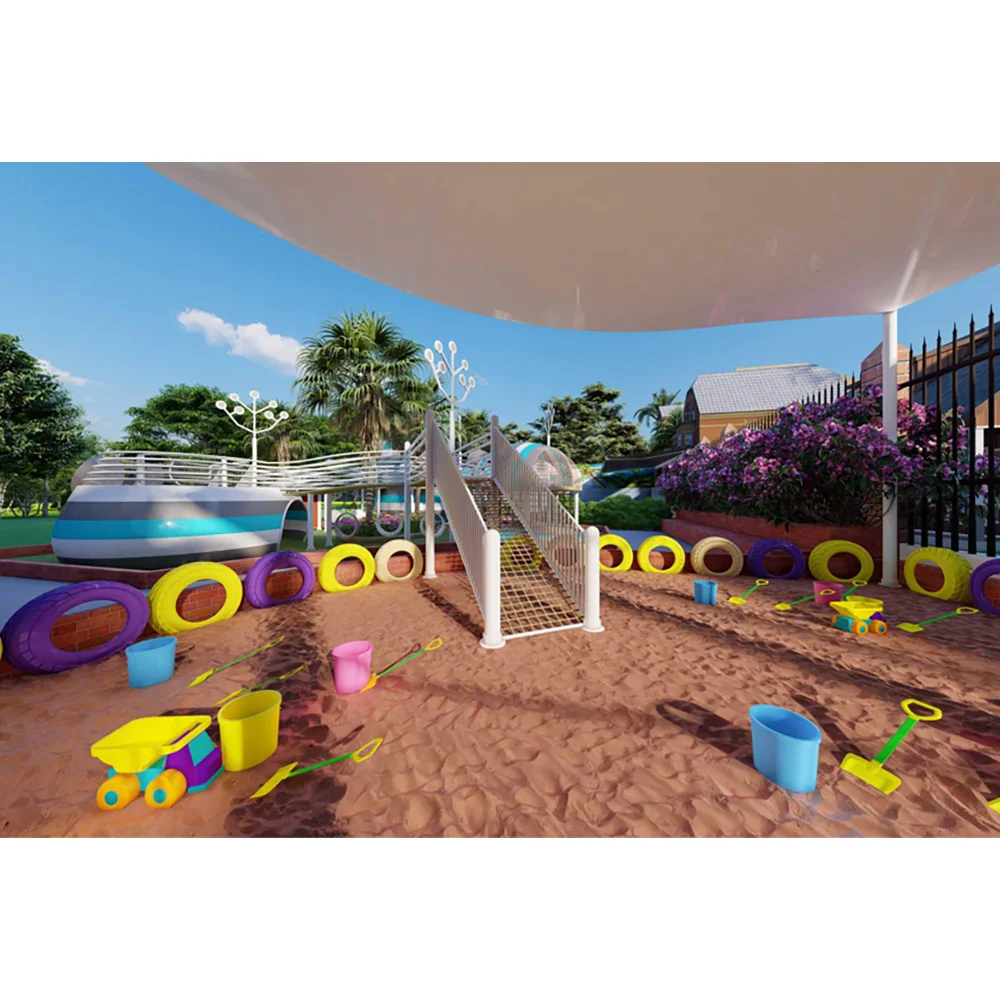 OEM playground equipment customized design outdoor large  playground for children play set