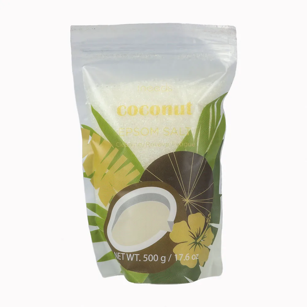 OEM 500g Relaxing Fragrance Scented Soak Epsom Salt  Bath Salt in Bag