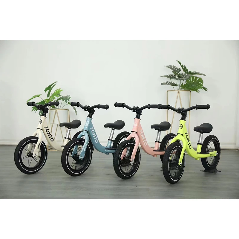Bicicleta de Equilibrio Multi-function Boys Girls Two Wheel 12 Inch Children Kids Bicycle Baby Balance Bike