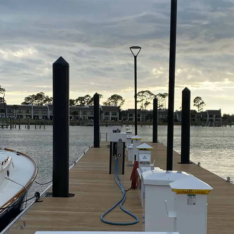 wharf fiberglass pile cap galvanised construction surefoot dock pile fiberglass marine dock piling caps