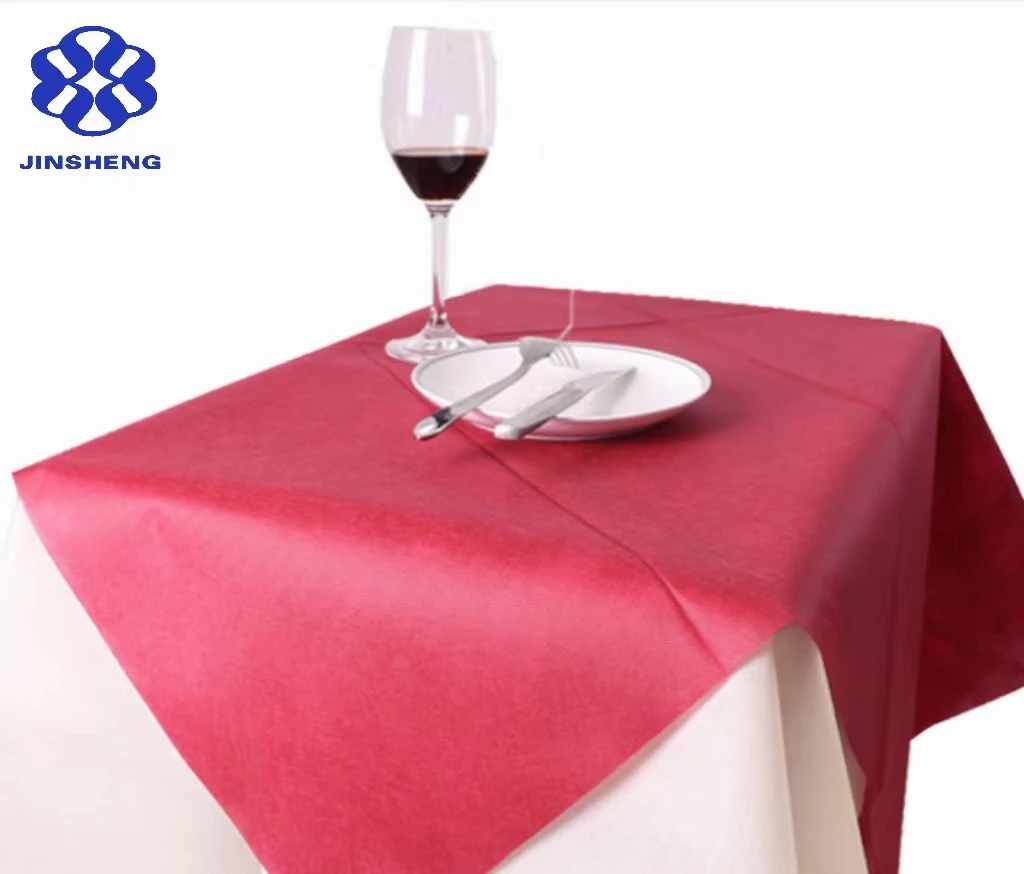 TABLE COVER CLOTH PERFORATED TNT Fabric 100% Virgin PP  Nonwoven Table Cloth Fabric Rolls