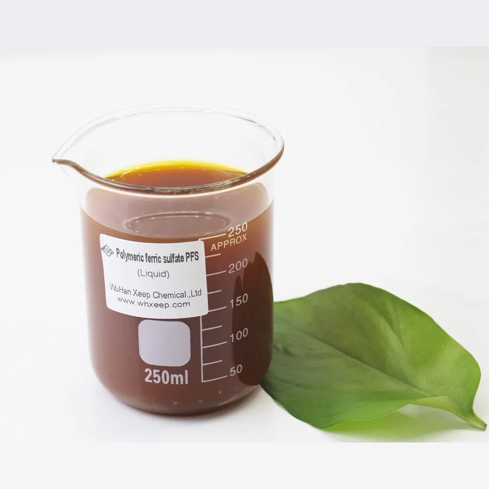 Purification chemicals polyferric sulfate polymer flocculant polyferric sulfate PFS