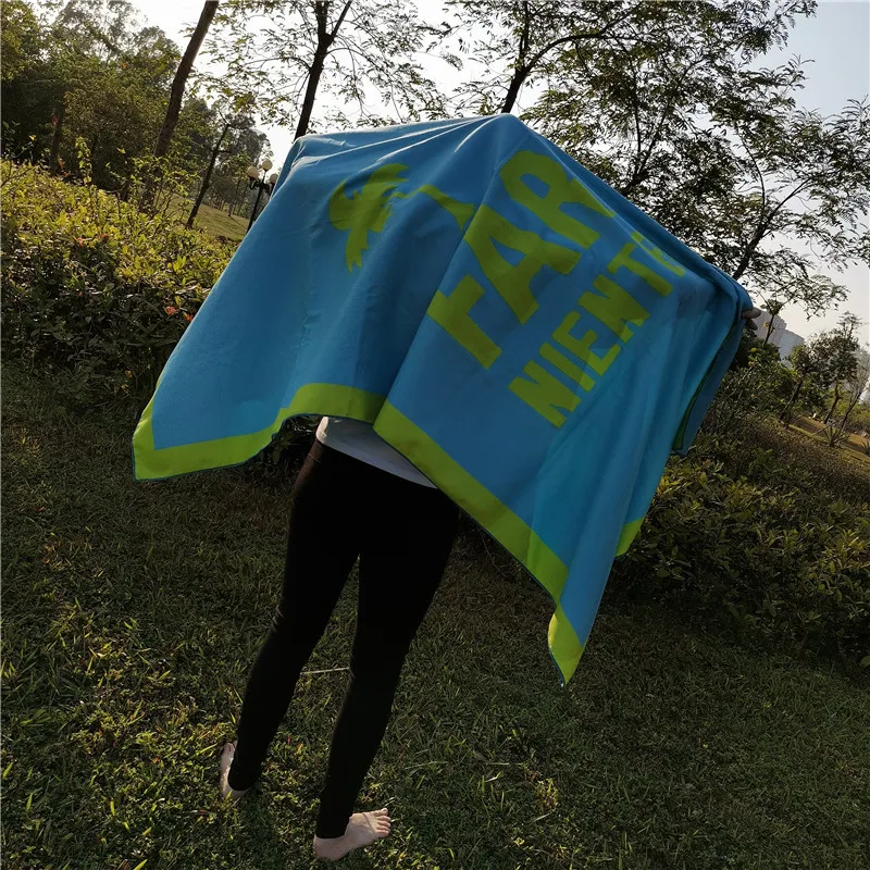 
Hot sale big absorbent golf travel gym swimming 70*140 rpet microfiber sport towel custom 