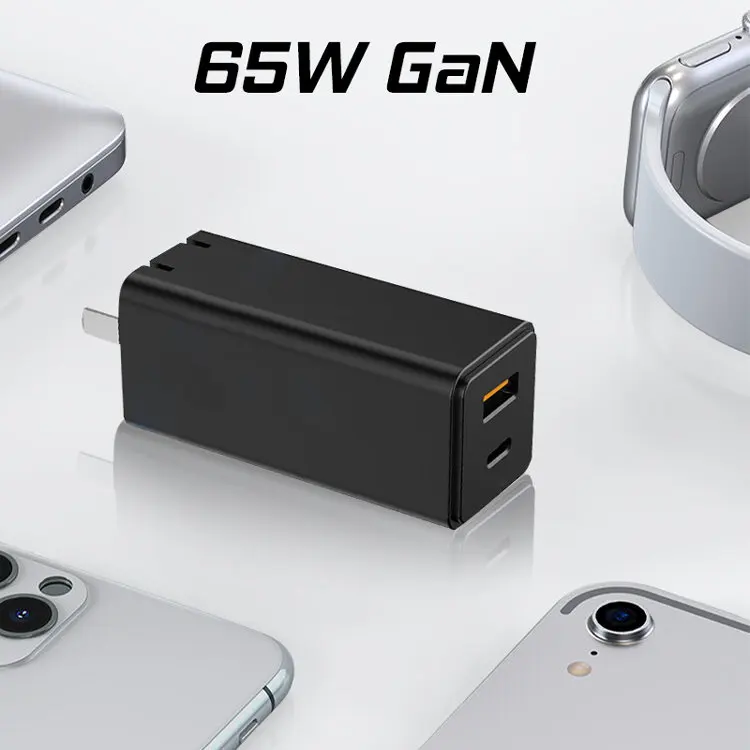 QC4.0 QC PD3.0 PD быстрое зарядное устройство для зарядки 4 0 3 USB-C кабель USB Type-C с функцией быстрой Ган 65 Вт C настенное iPhone 12 Pro Max Macbook
