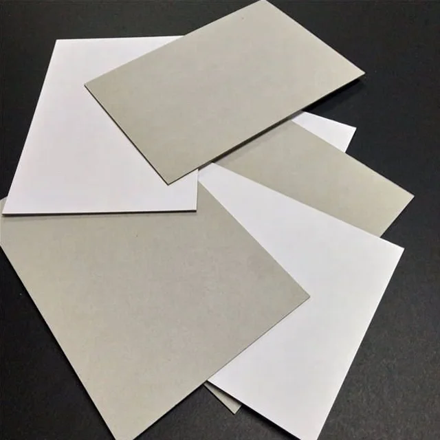 Duplex Board with Grey Back / Chip Board Paper 787*1092mm In Sheets Grey Chip Board High Thickness