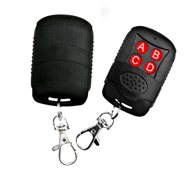 ABCD Wireless RF Remote Control 315mhz Electric Gate Garage Door Opener Remote Control 12v Key Fob