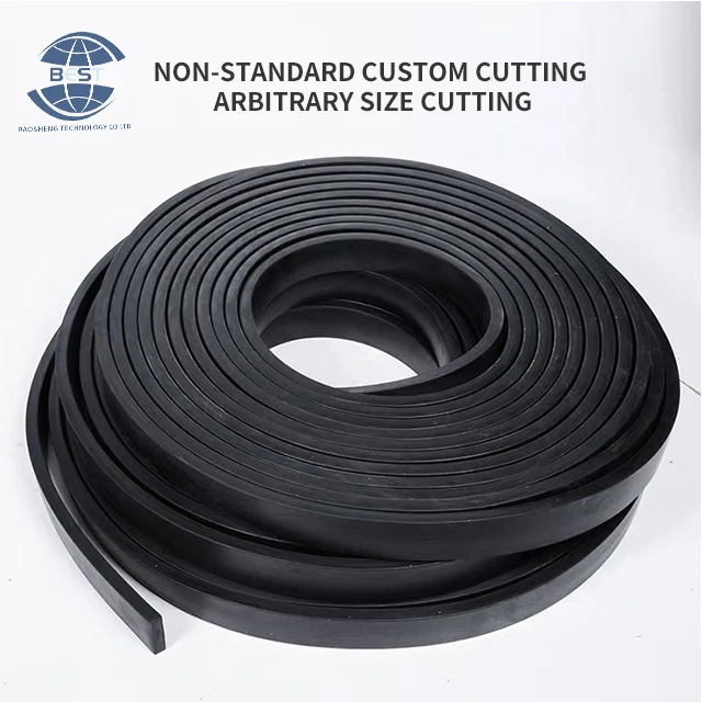 Support non-standard custom embedded steel bar temperature resistant rubber sealing strip for car window sealing