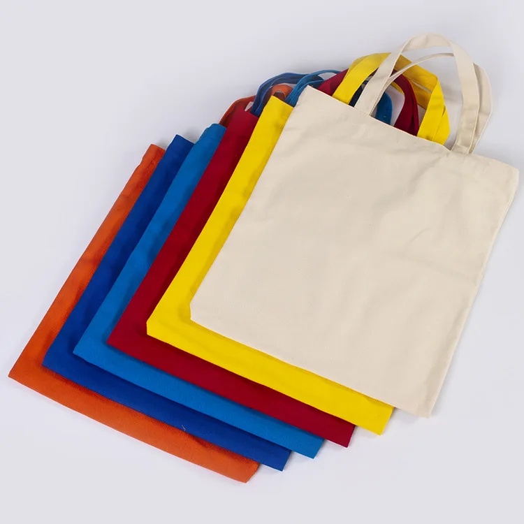 Eco Friendly Reusable Designer Cloth Canvas Cotton Shopping Tote Bag With Custom Logo Printed