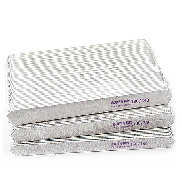 Деревянная Двусторонняя пилка для ногтей, профессиональная пилка для ногтей с логотипом под заказ, большой размер, недорогая, для маникюрного салона