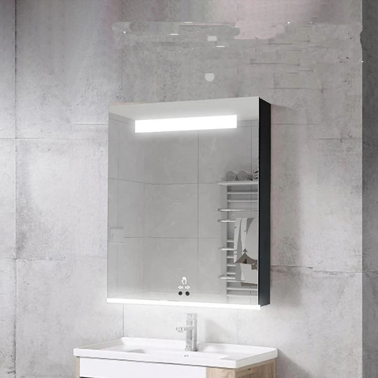 CBM New Design Led Lighted Wall Mounted Smart Bath Mirror Cabinet Bathroom Medicine Cabinet