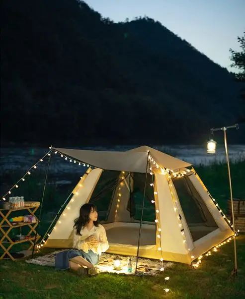 Top quality and good price fast automatic build camp tent family tents camping outdoor for Outdoor Camping