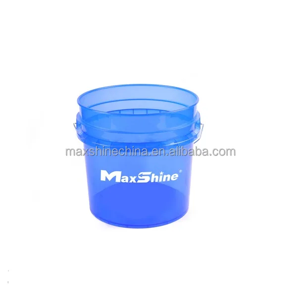 3.5Gallon Ultra Clear Detailing Bucket Wash Bucket Transparent Bucket