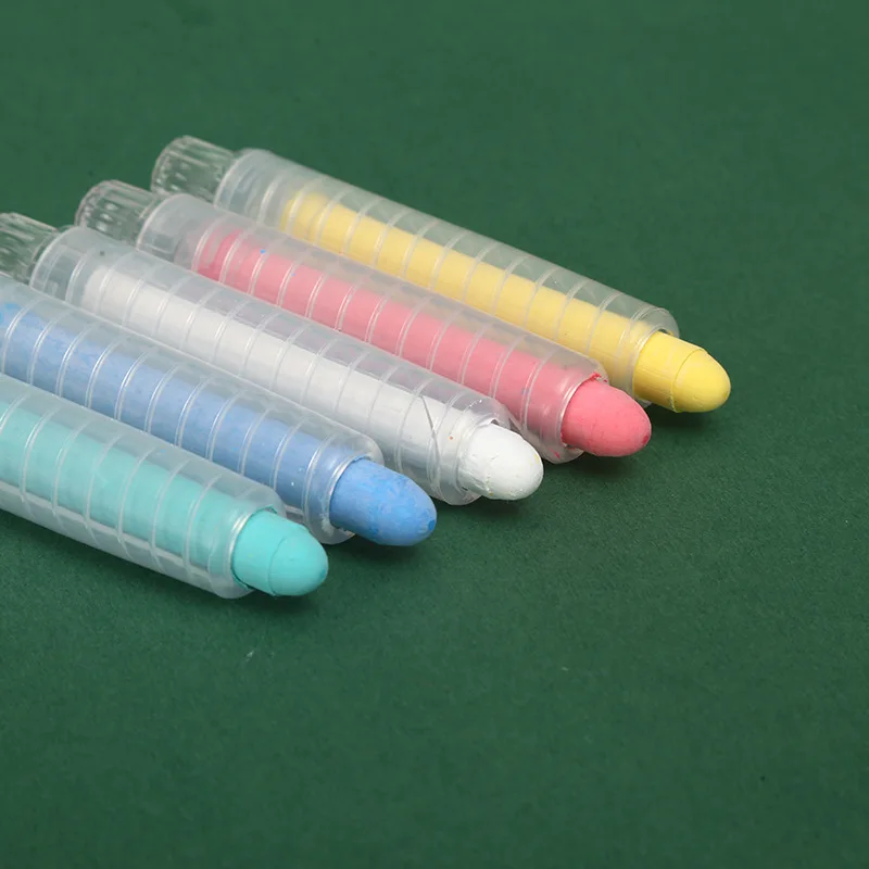 Cheap Colorful Water-soluble Dustless Chalks With Chalk Holder Drawing Chalks For Kids