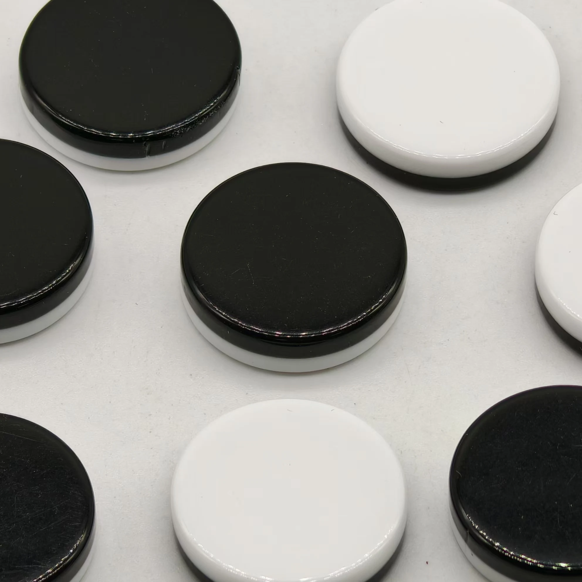 classic table games round multi size mini backgammon checker colored plastic acrylic chess chips pieces