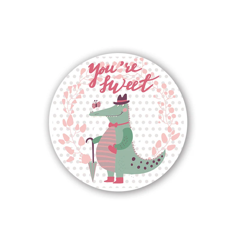 Factory Wholesale Custom Printed Animal Cute Water Absorbent Paper Drink Cup Cardboard Glass Coasters