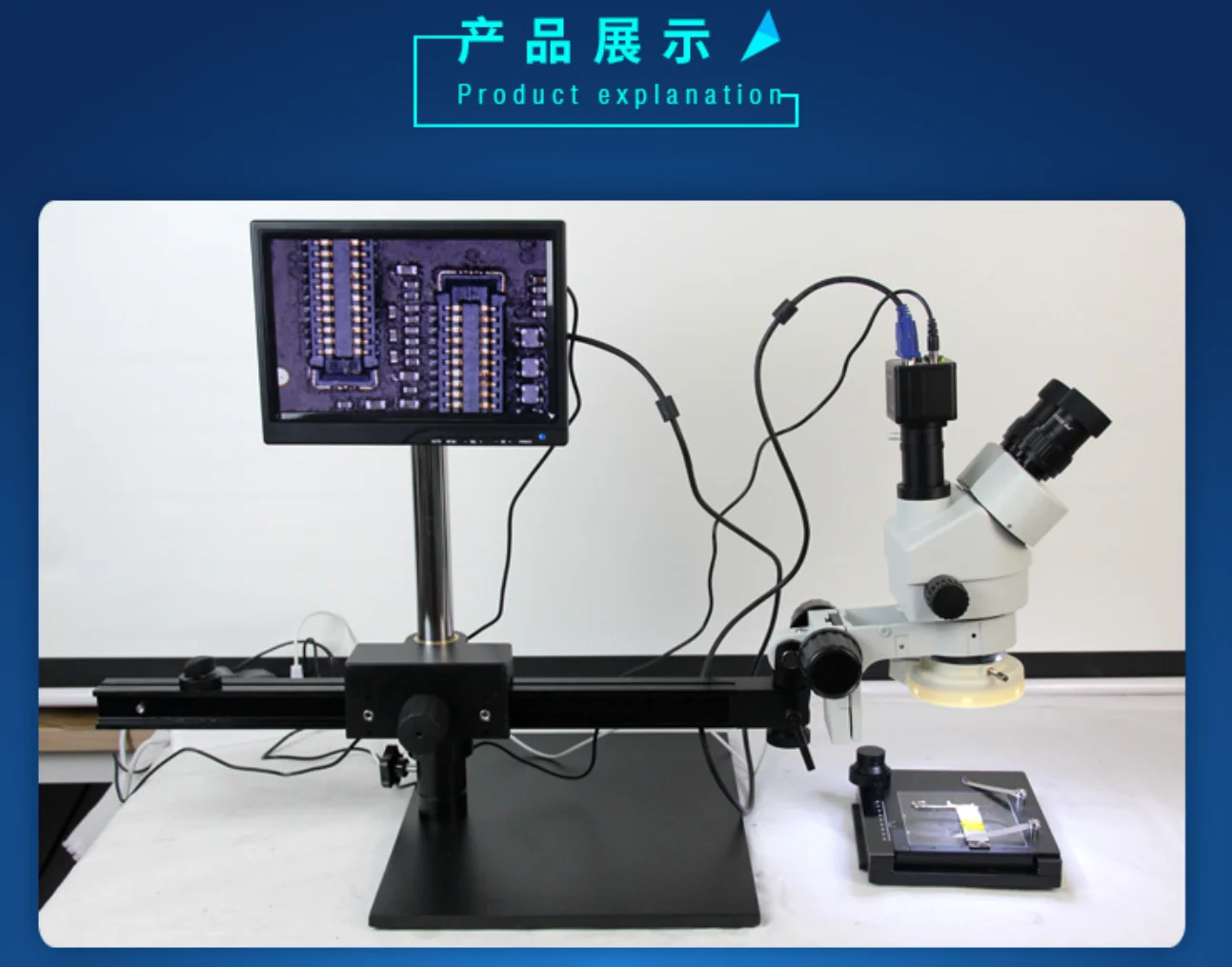 TBK Trinocular Microscope Mobile Phone Repairing For Motherboard soldering BGA Rework Station Machine for Chip Circuit Board