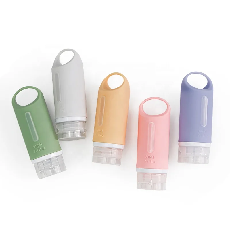 Renewable OEM Portable Travel Bottles Set Silicone Travel Shampoo Dispenser Skincare Container Travel Bottle